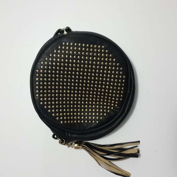 Neon Hart crossbody black faux leather studded bag - Picture 12 of 16